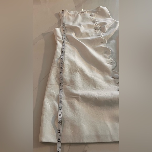 Commense Off-White Buttoned Mini Dress - Picture 7 of 10